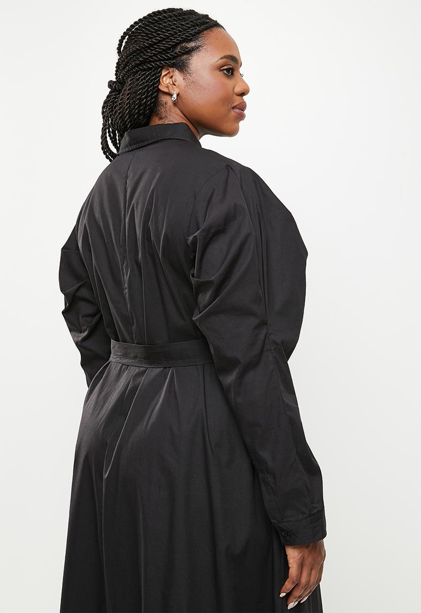 AMANDA LAIRD CHERRY - Plus formosa dress - black poplin