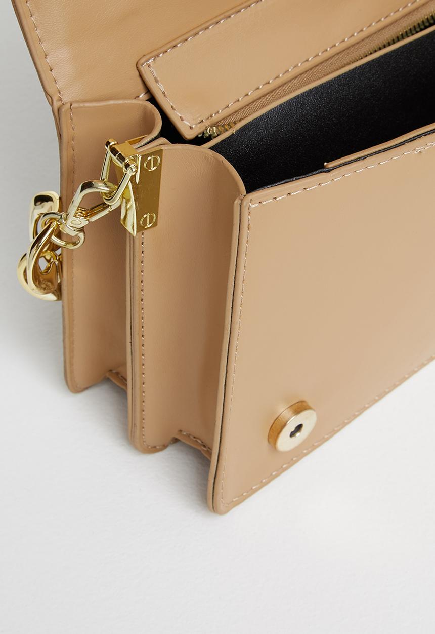 SISSY BOY - Pleated box bag - black