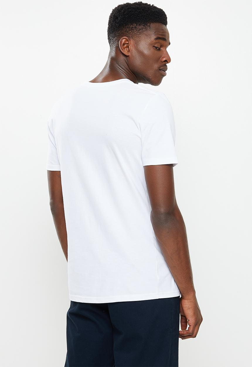 Original Penguin - Split chest t - bright white
