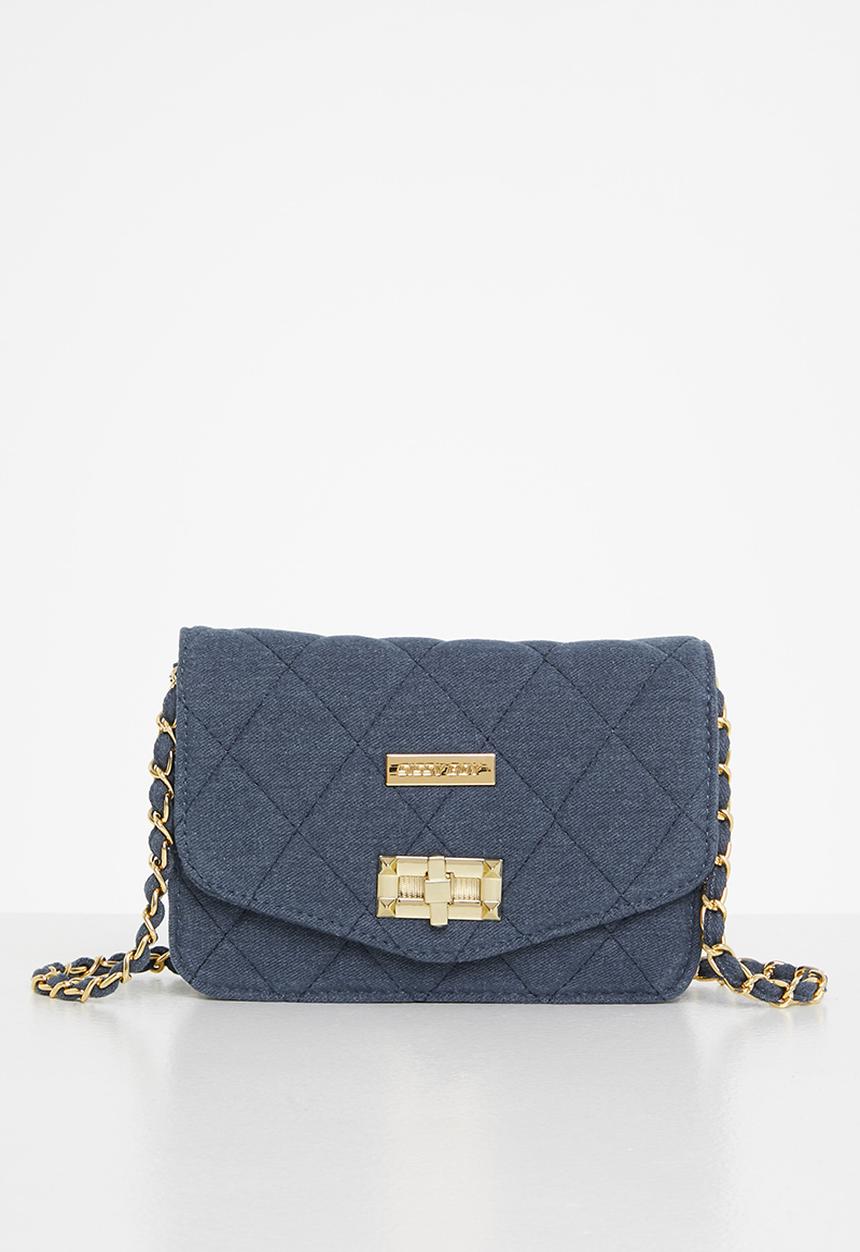 SISSY BOY - Quilted crossbody - denim