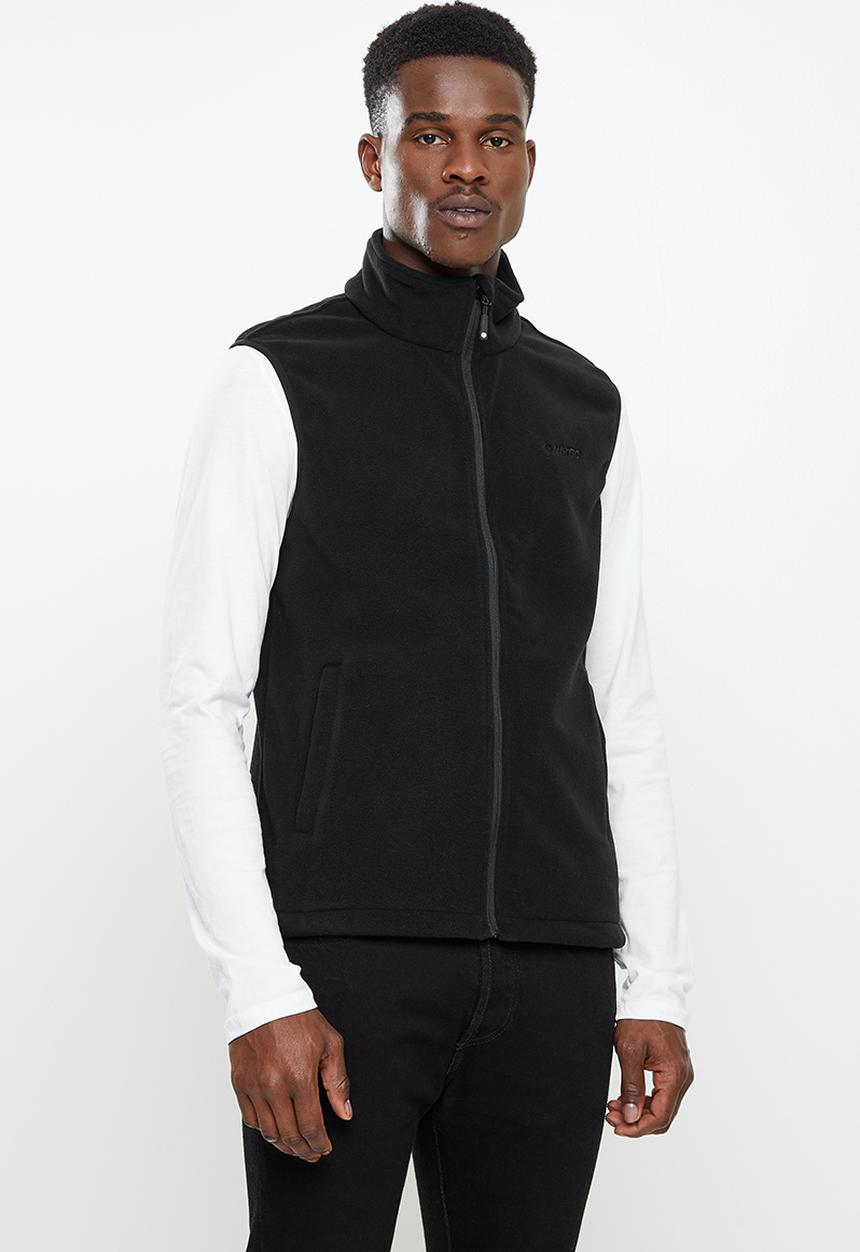 Hi-Tec - Henis Fleece Zipped Vest - black