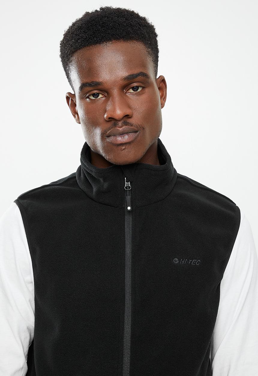 Hi-Tec - Henis Fleece Zipped Vest - black