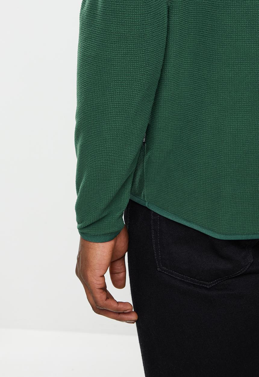 Hi-Tec - Tech 1/4 zip Layering Top - jungle green