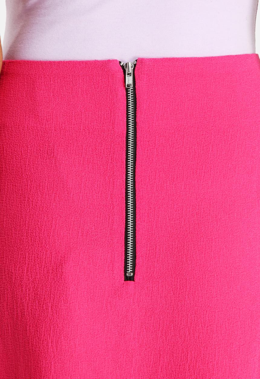 Neon Rose - Drop Back Hem Skirt