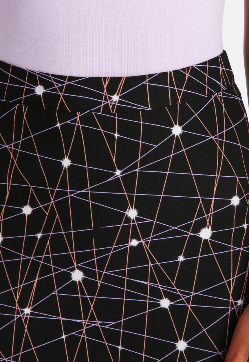 Neon Rose - Supernova Midi Skirt