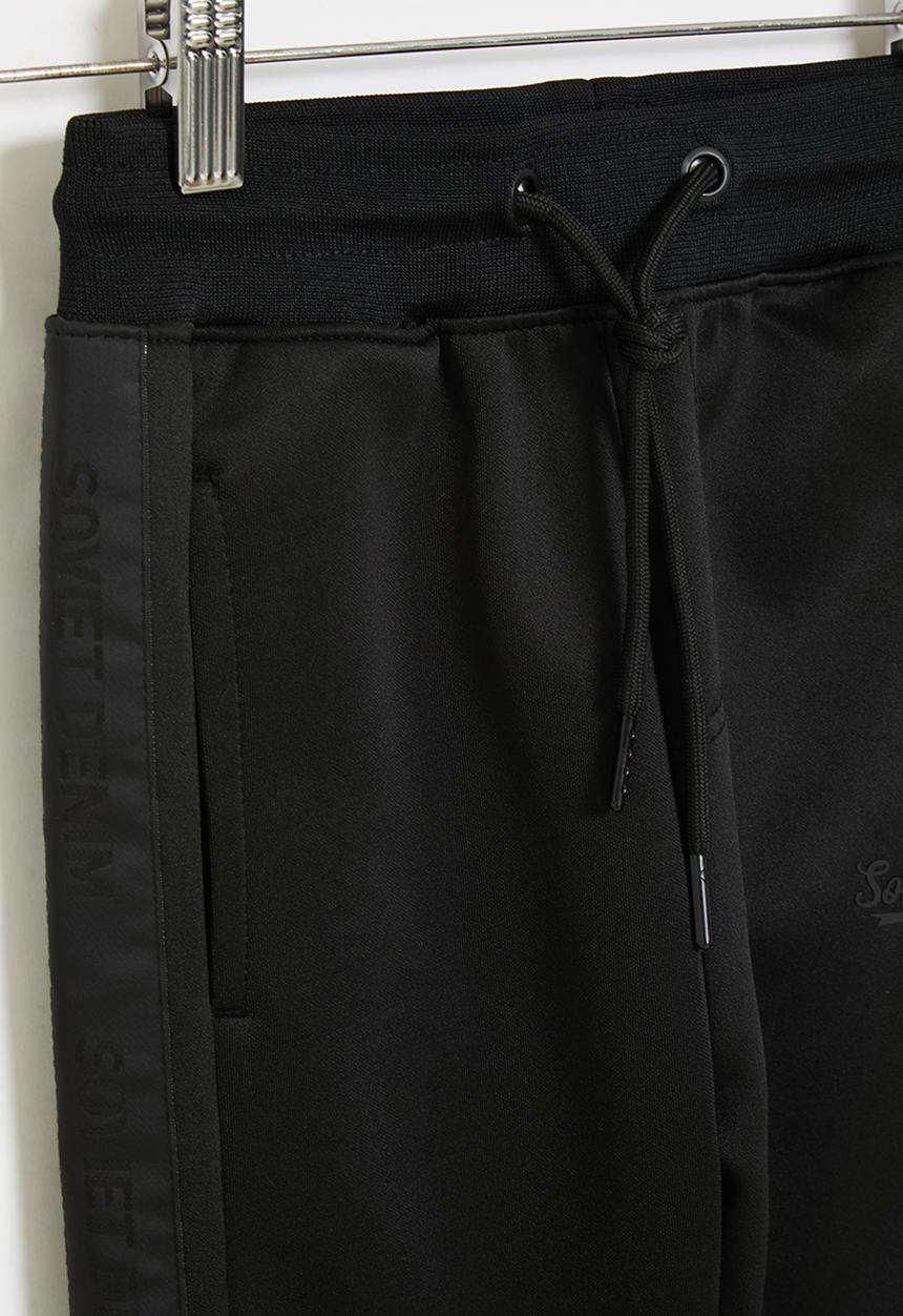 SOVIET - M montoya boys track pants  - black