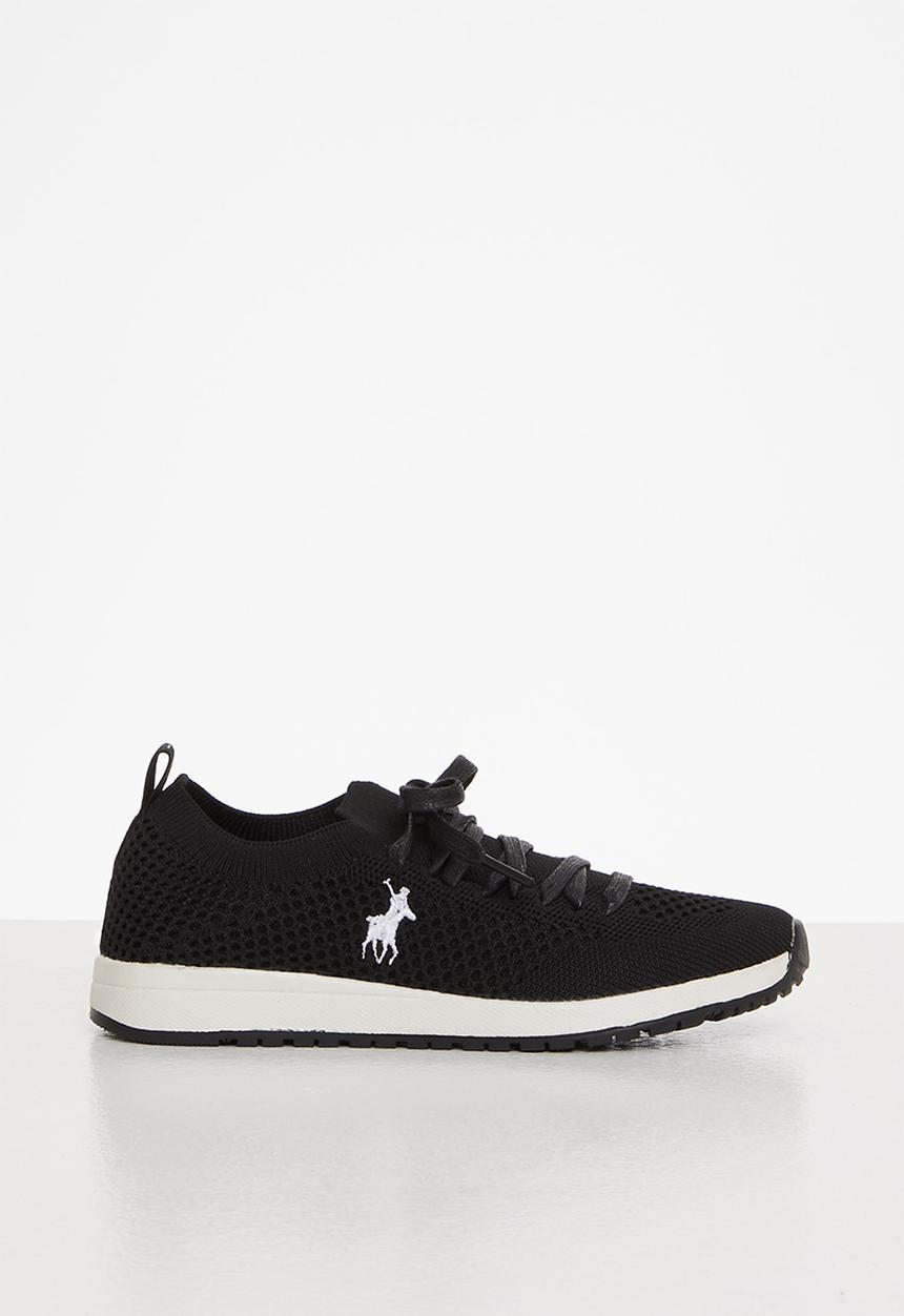 POLO - Kids athleisure knit sneaker - black