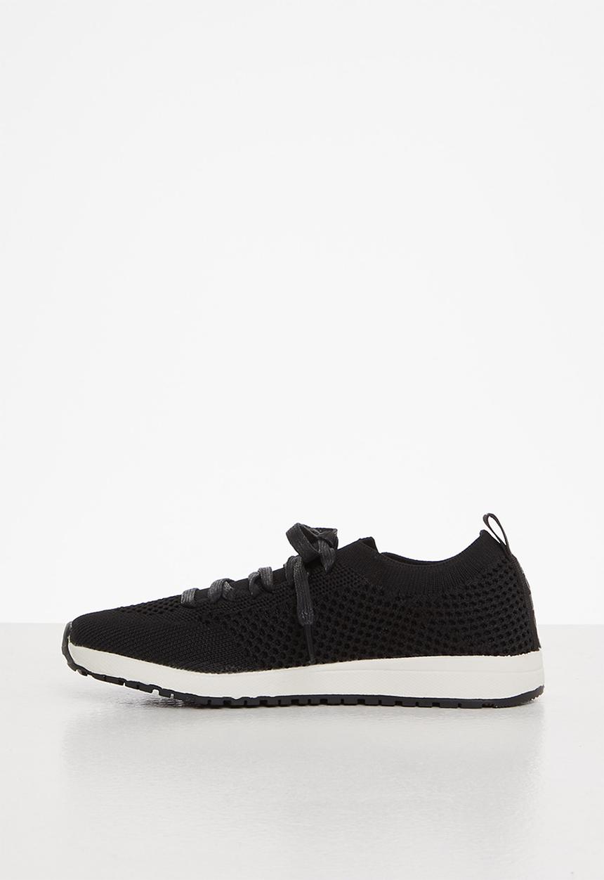 POLO - Kids athleisure knit sneaker - black