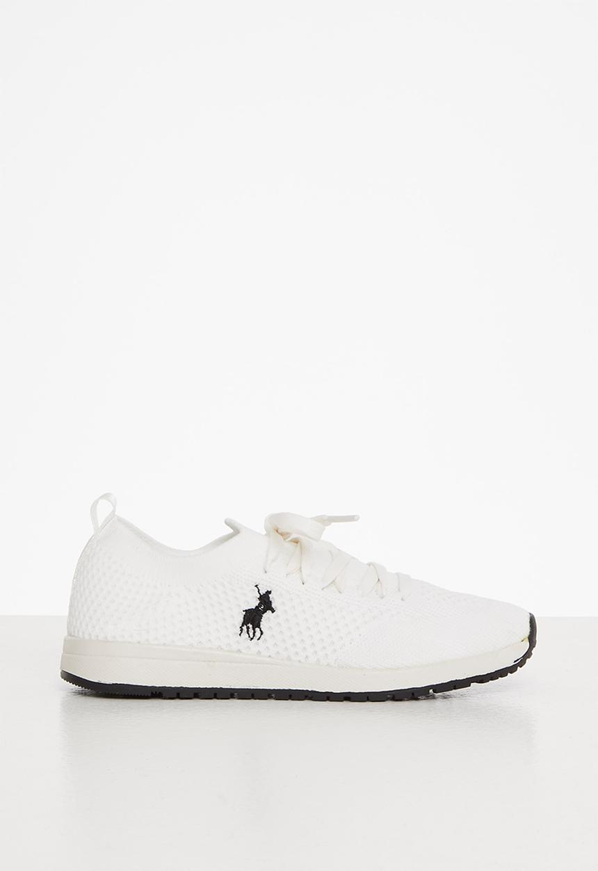 POLO - Kids athleisure knit sneaker - white