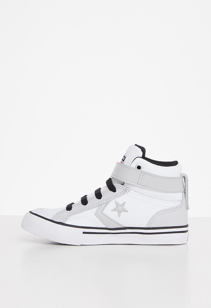 Converse - Pro blaze strap varsity color hi - white/mouse/university red