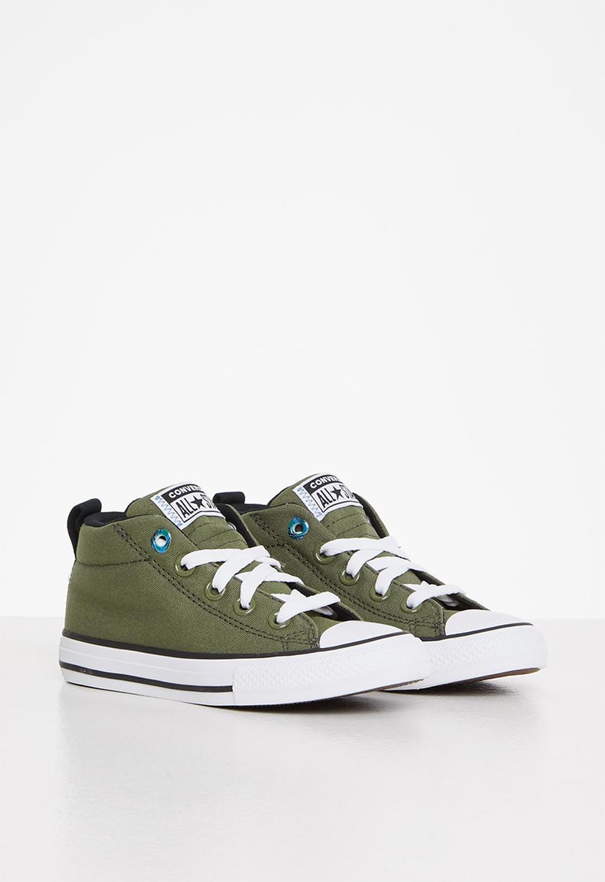Converse - Chuck Taylor all star street eyelet pop mid - field surplus/black