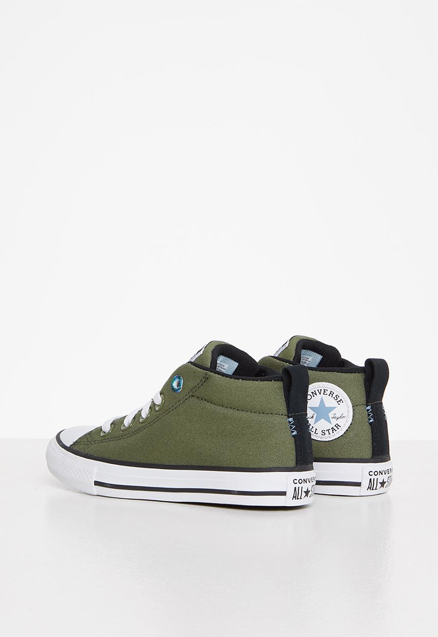Converse - Chuck Taylor all star street eyelet pop mid - field surplus/black
