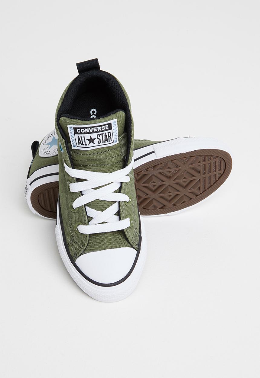 Converse - Chuck Taylor all star street eyelet pop mid - field surplus/black