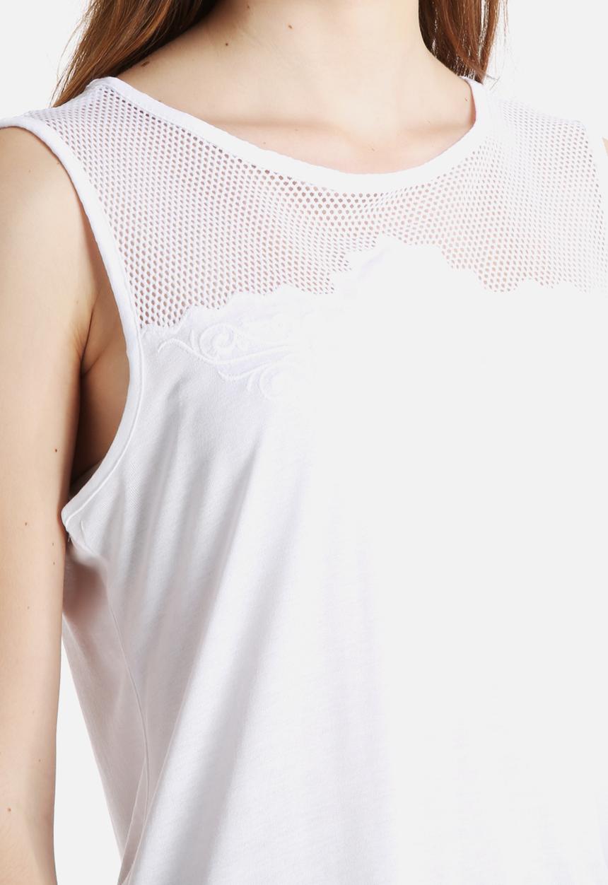 ONLY - Tally Mesh Top