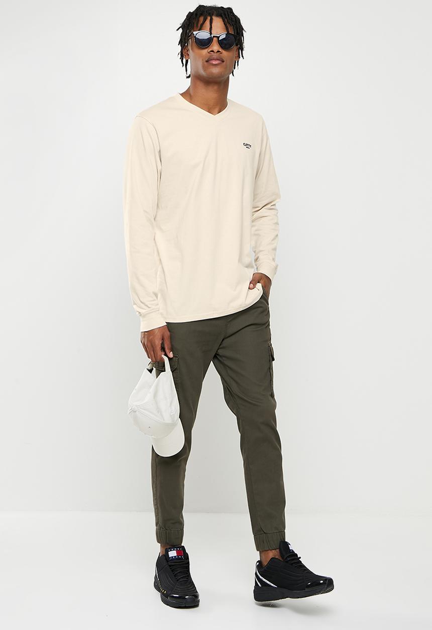 Cutty - Cali soft long sleeve t-shirt - stone