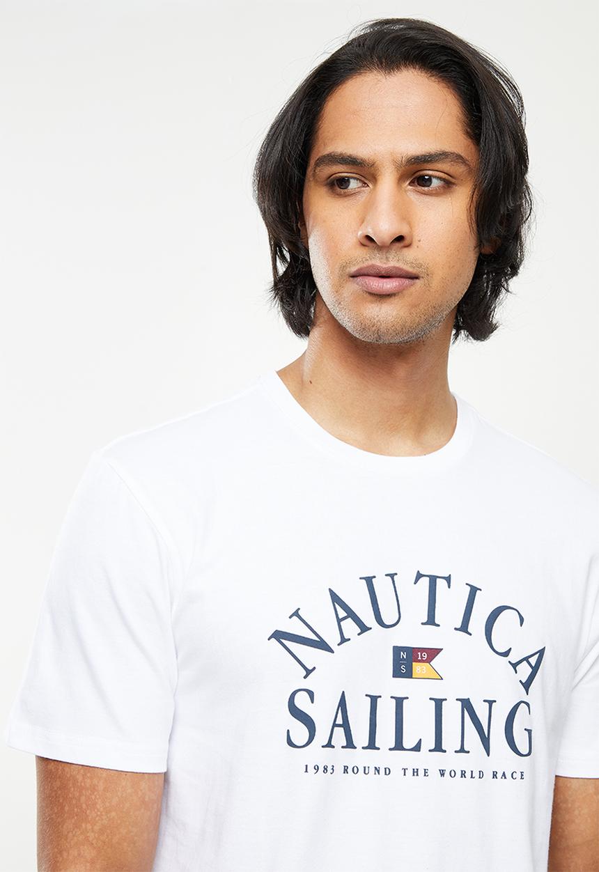 Nautica - Salerno short sleeve tee - white