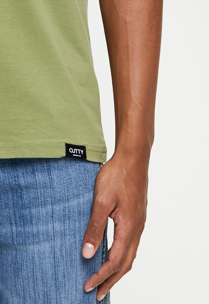 Cutty - Ebony fashion pocket t-shirt - fatigue