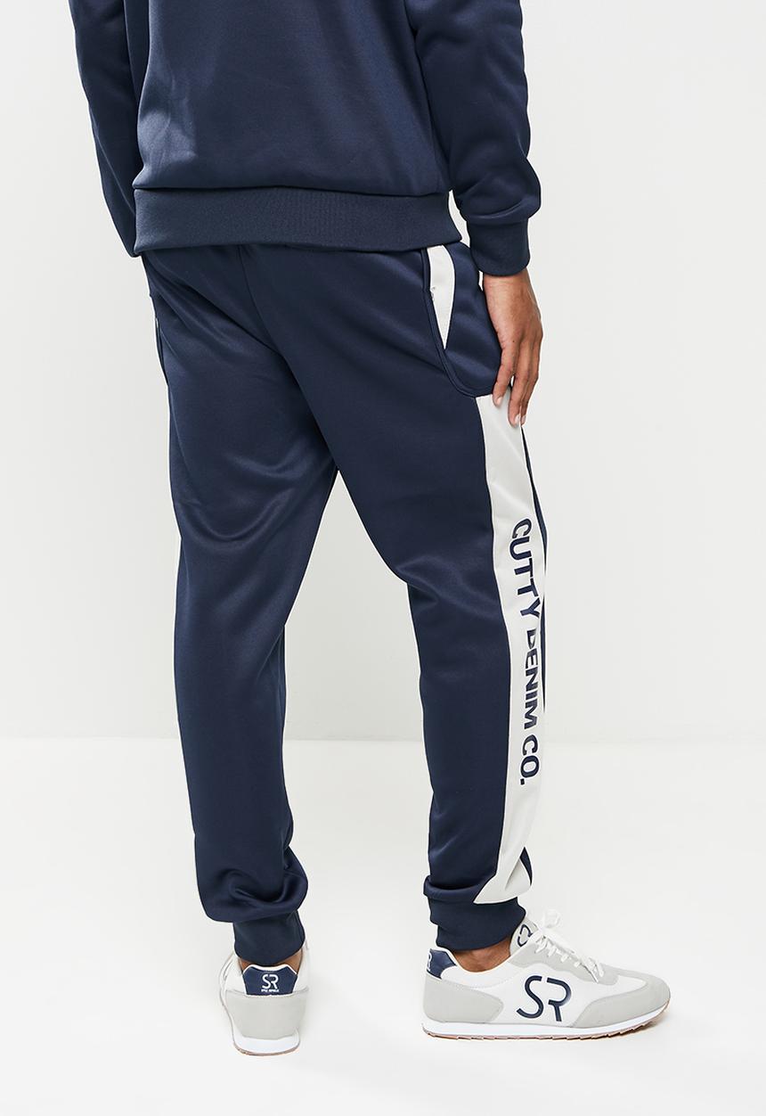 Cutty - Wayne side panel track pant - slate
