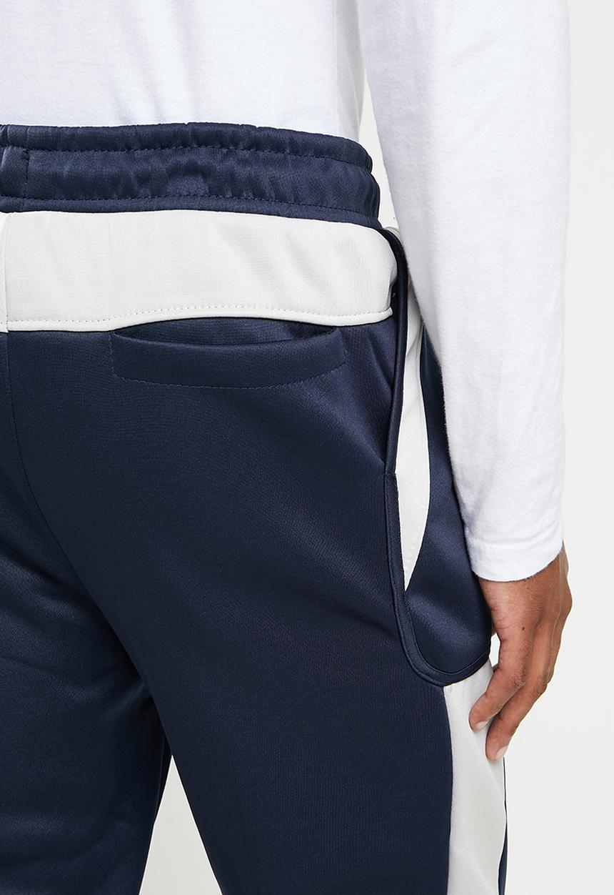 Cutty - Wayne side panel track pant - slate