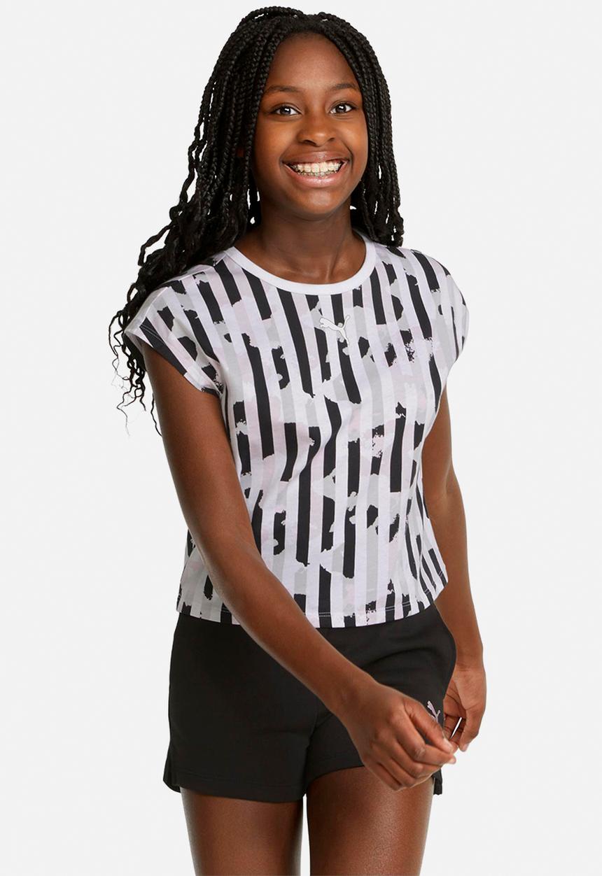 PUMA - Alpha aop style tee g - puma white