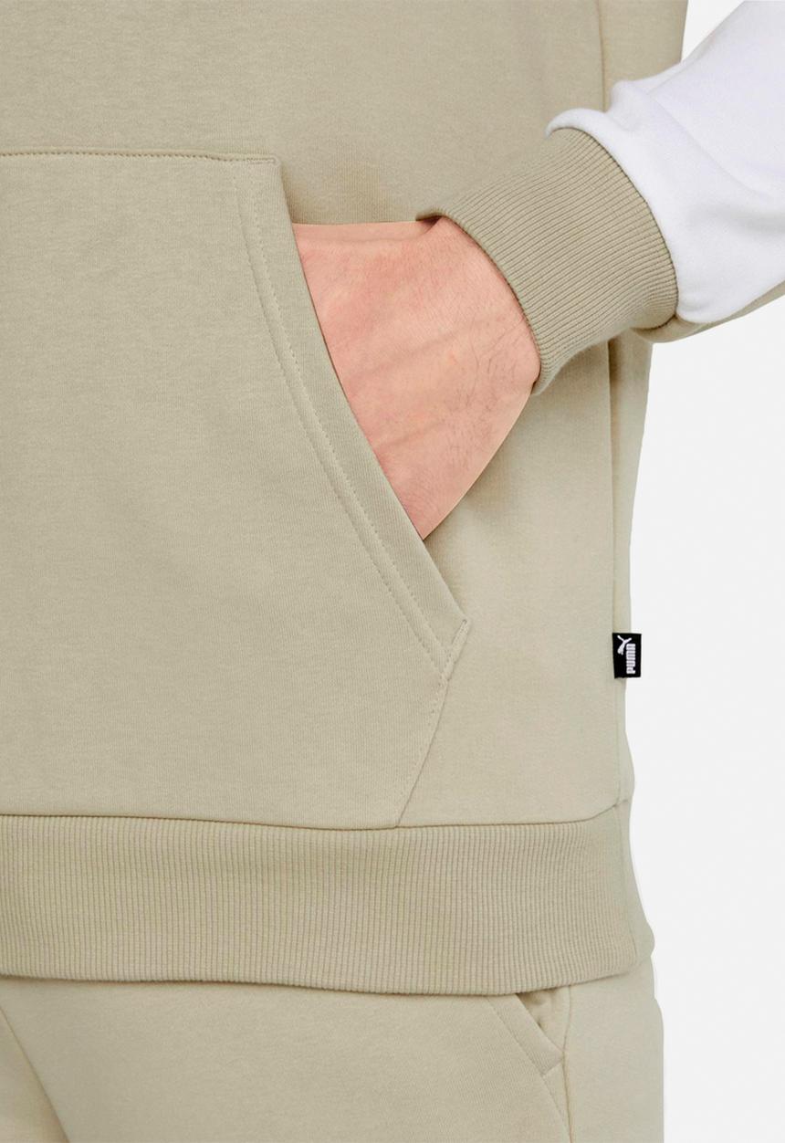 PUMA - Ess+ Block Hoodie Tracktop - Puma White