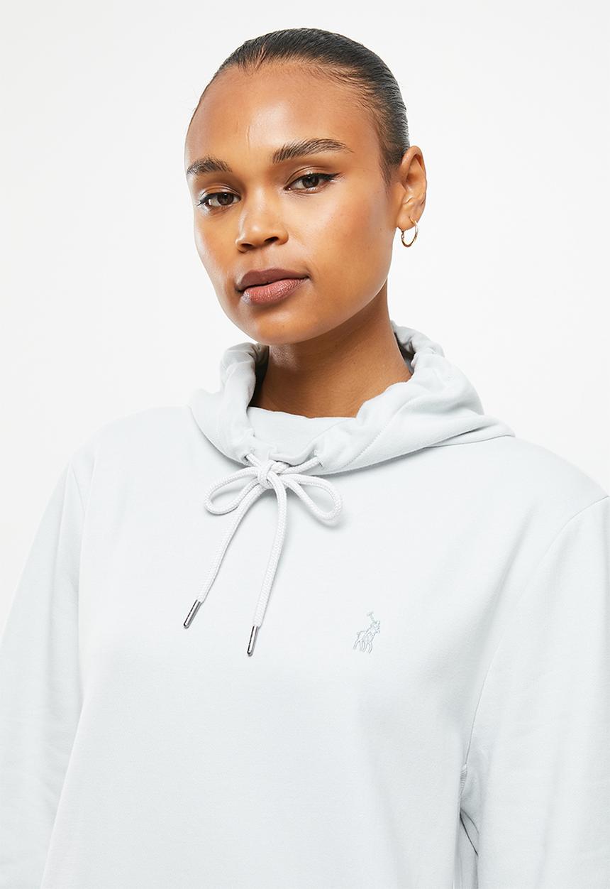 POLO - Wmn long sleeve sweater dress - grey