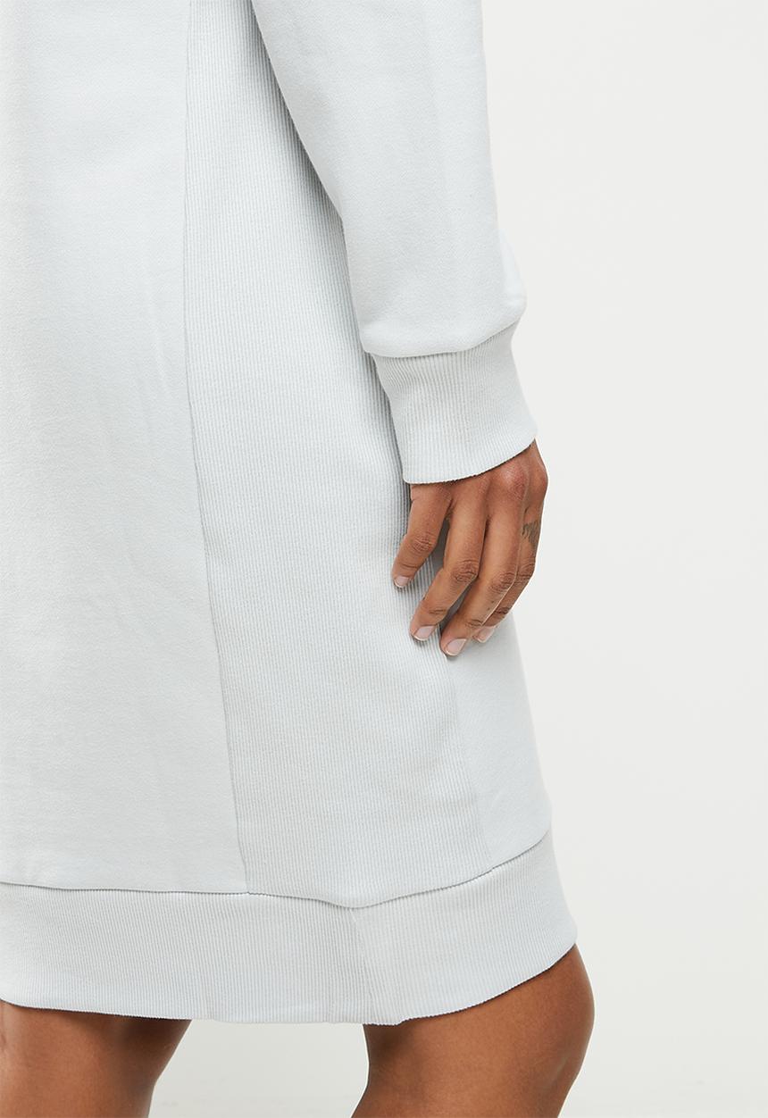 POLO - Wmn long sleeve sweater dress - grey