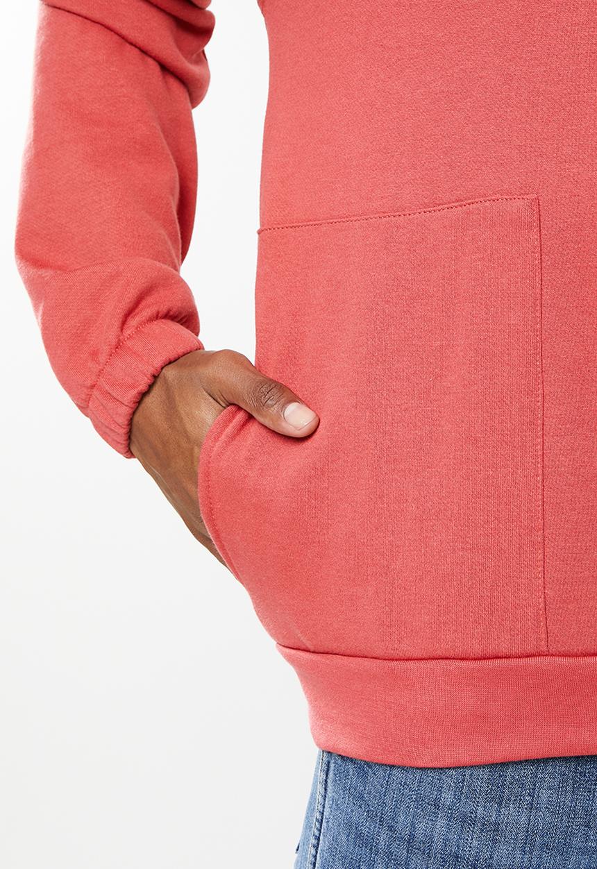 Cutty - Mens regular fit hooded sweater - watermelon