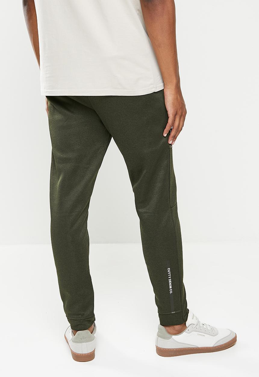 Cutty - Mens regular fit track pant - fatigue