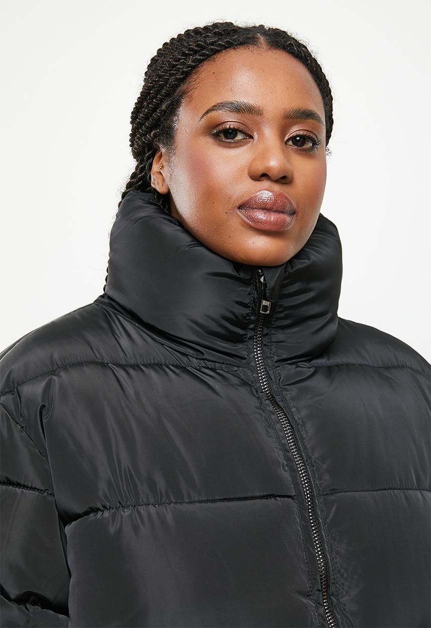 Glamorous - Plus puffer jacket - black