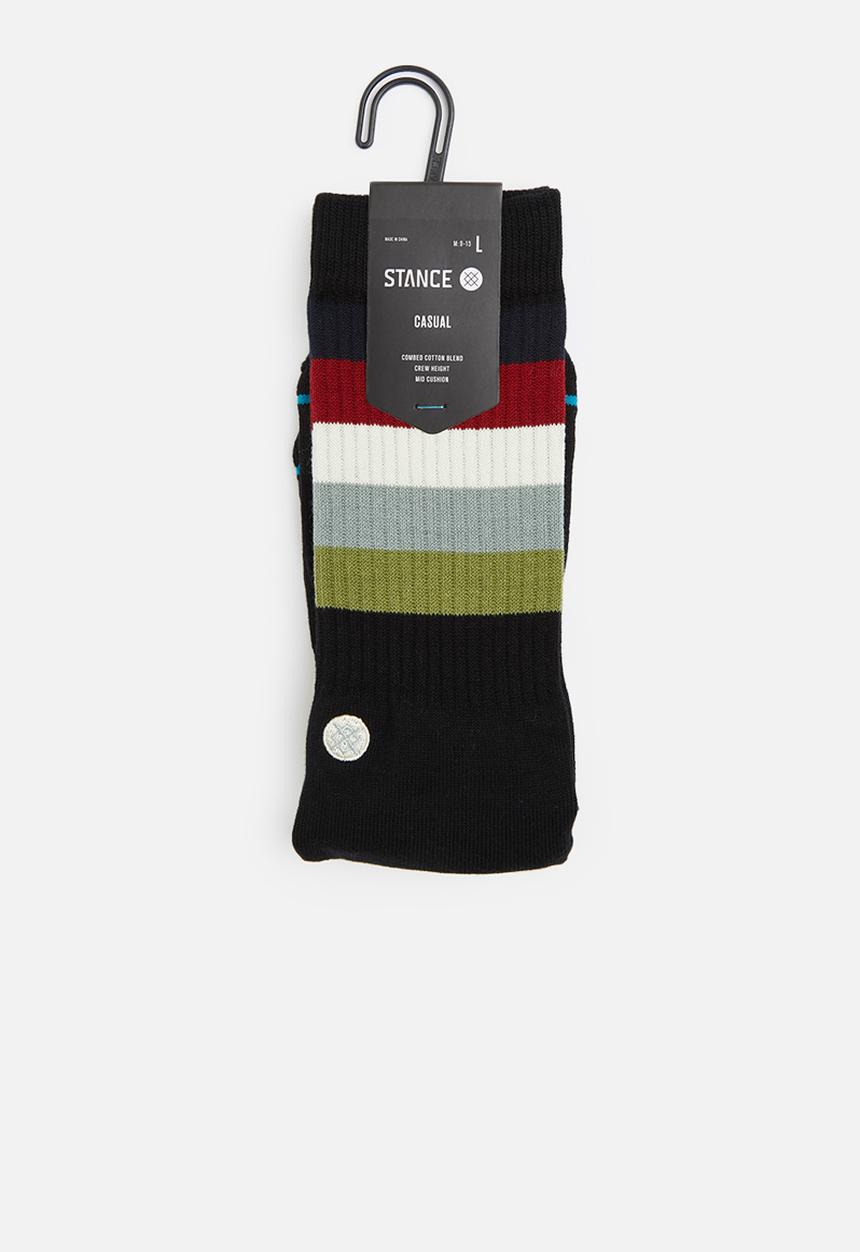 Stance Socks - Maliboo socks - black fade