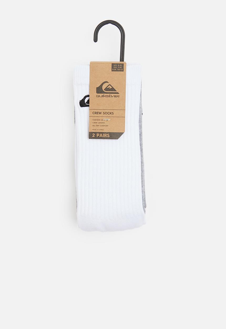 Quiksilver - Quiksilver 2pk crew a - white & grey 