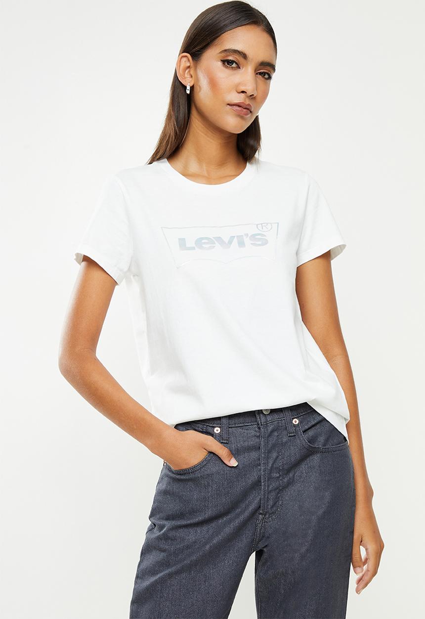 Levi’s® - The perfect tee pearlescent outline sugar swizzle - white