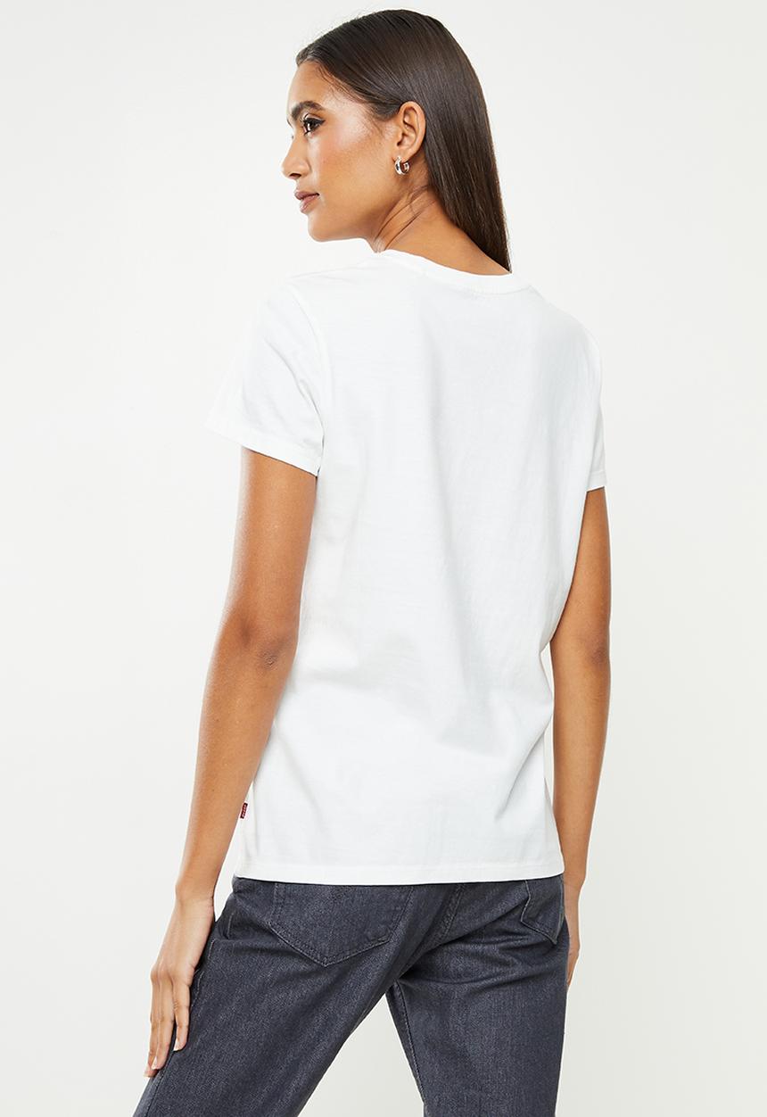 Levi’s® - The perfect tee pearlescent outline sugar swizzle - white