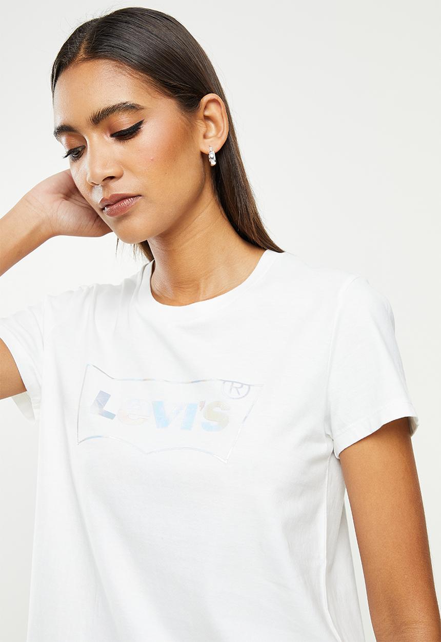 Levi’s® - The perfect tee pearlescent outline sugar swizzle - white