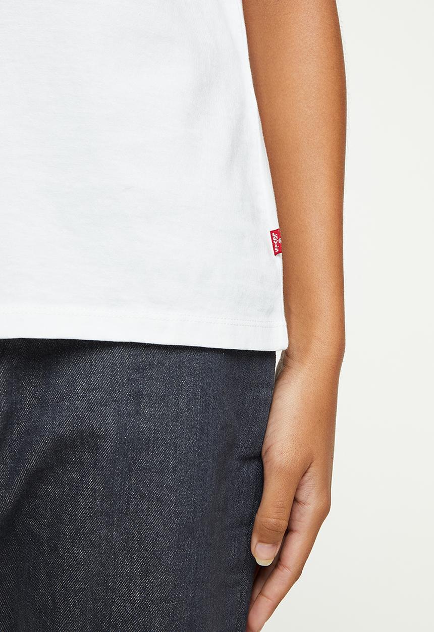 Levi’s® - The perfect tee pearlescent outline sugar swizzle - white