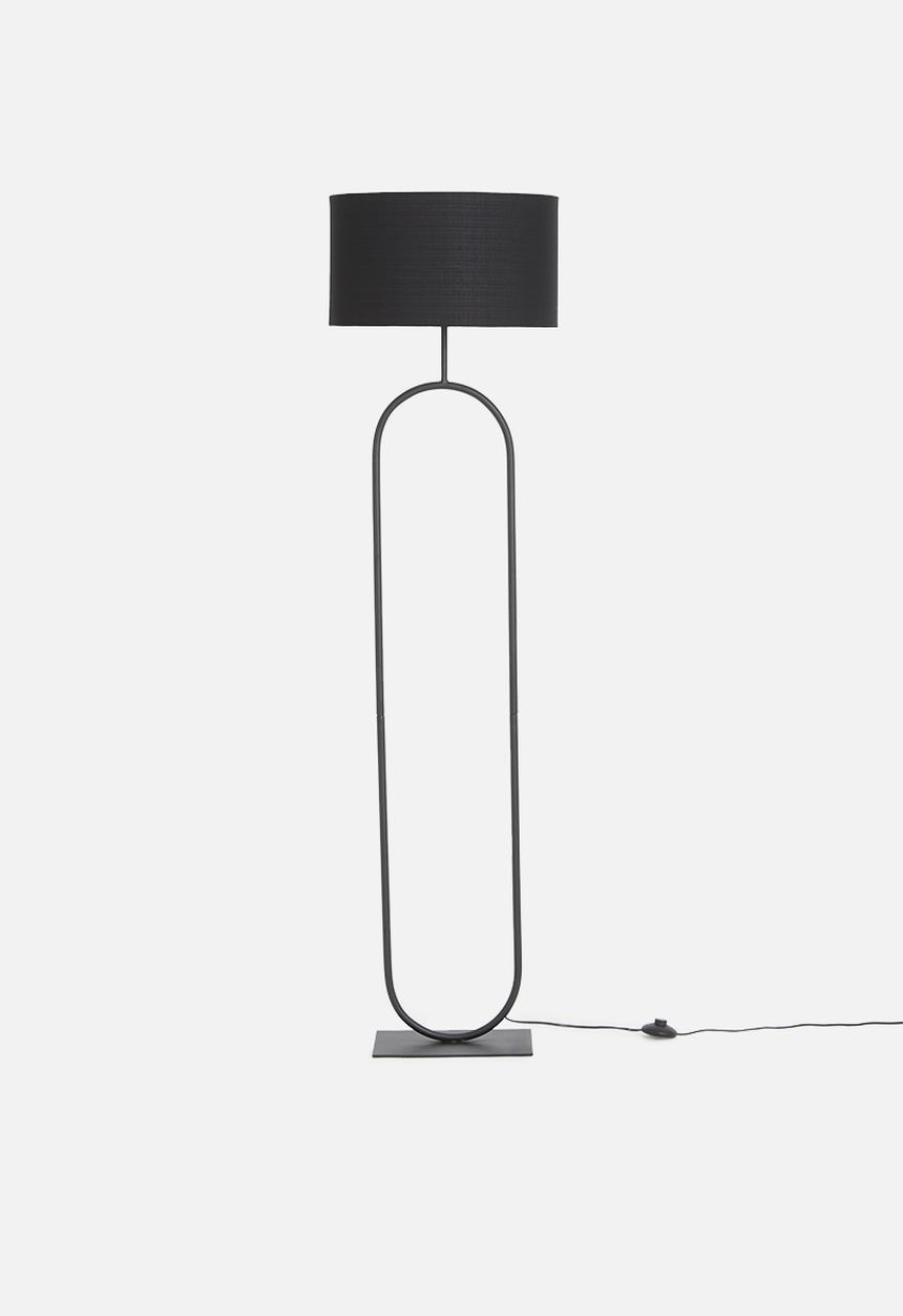 Sixth Floor - Cole floor lamp - black