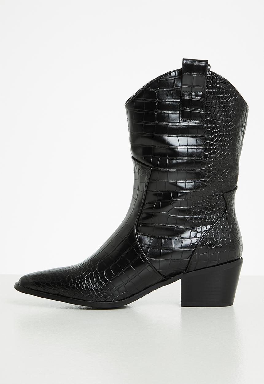 Superbalist - Penny cow boy boot - black