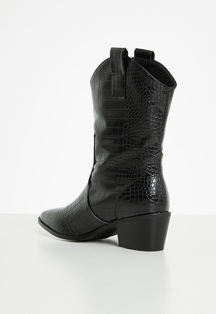 Superbalist - Penny cow boy boot - black