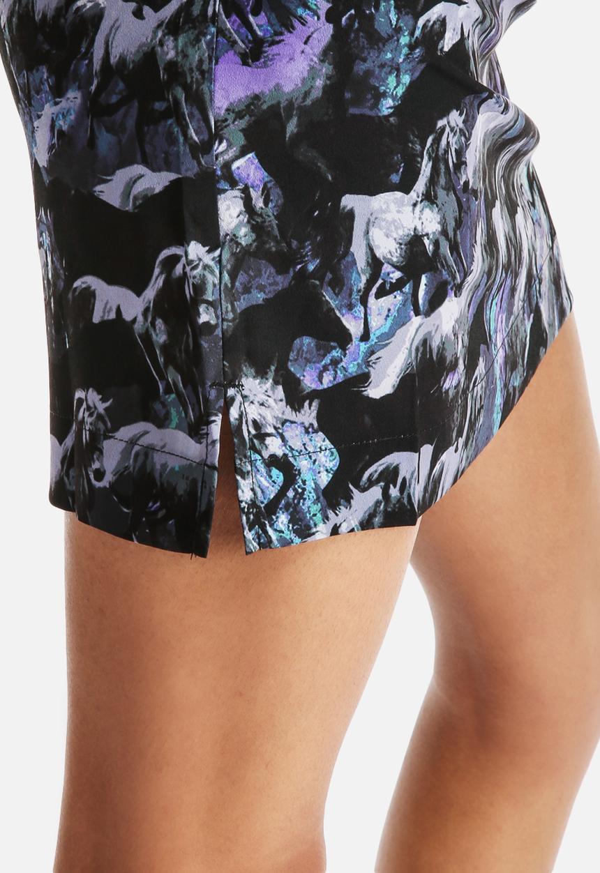 Neon Rose - Unicorn Mini Skirt