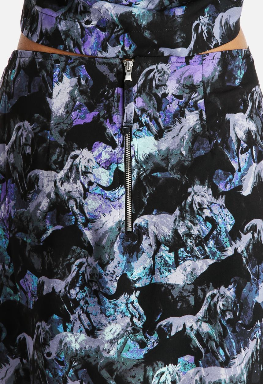 Neon Rose - Unicorn Mini Skirt