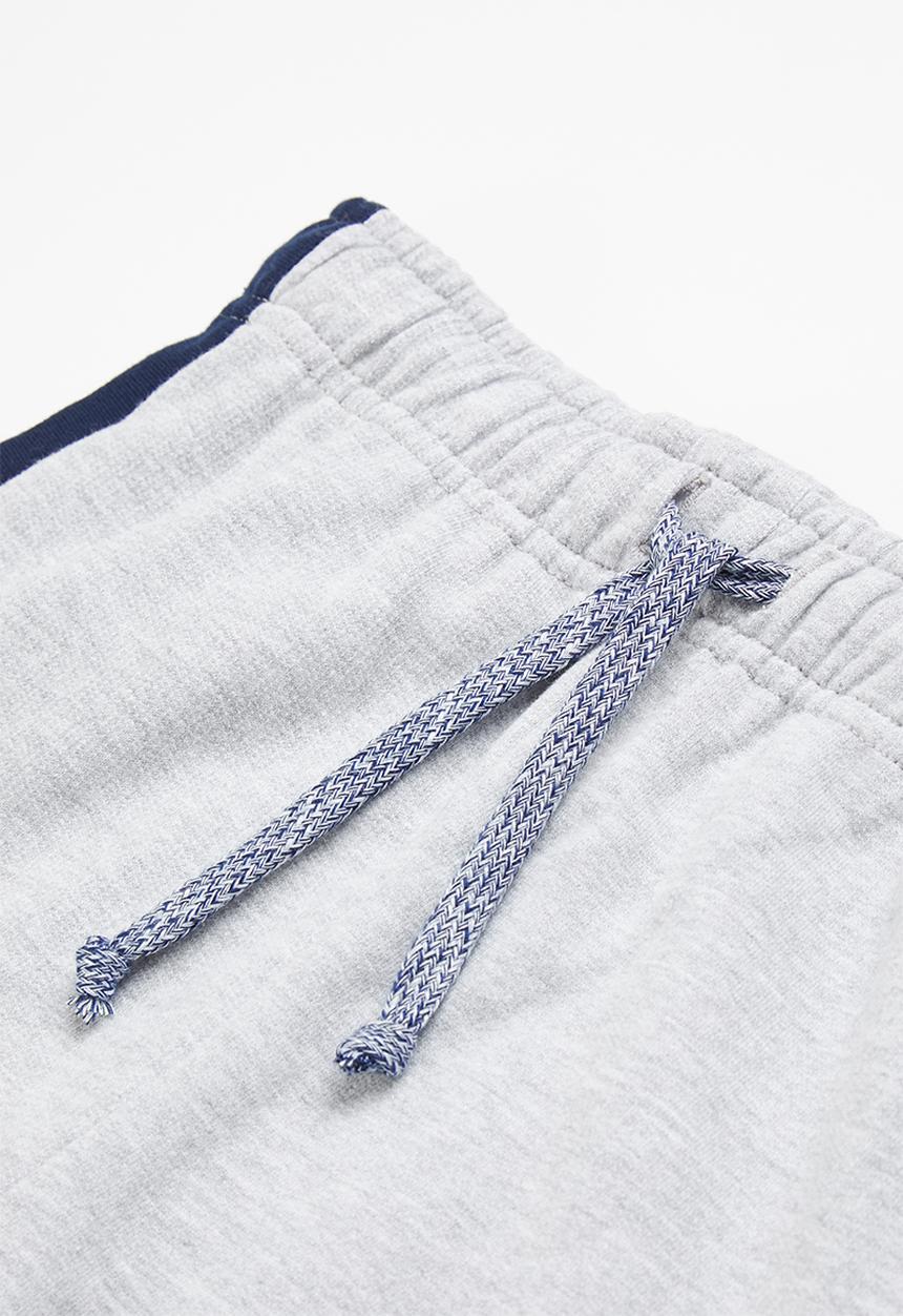 Pop Candy - Boys colour block set - grey & navy