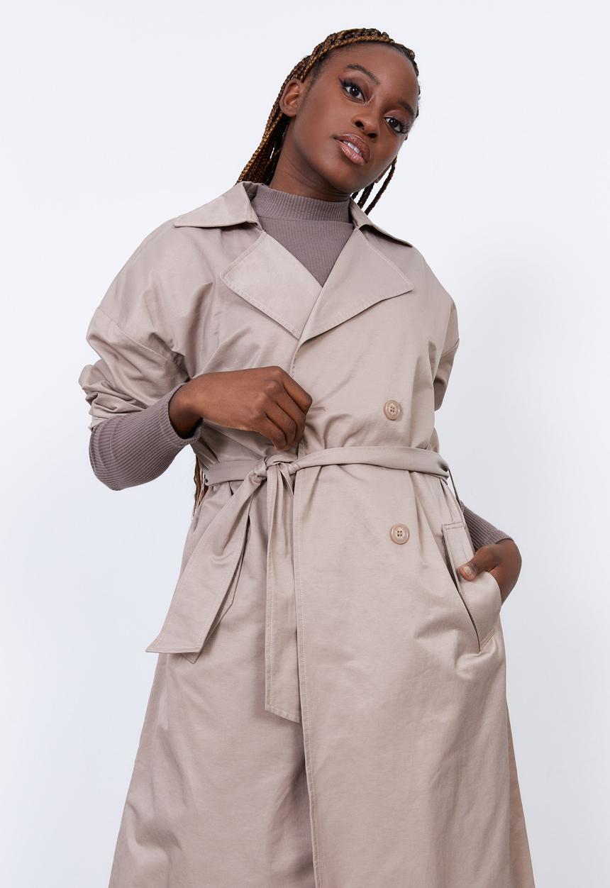 Factorie - Trench coat - brown mushroom