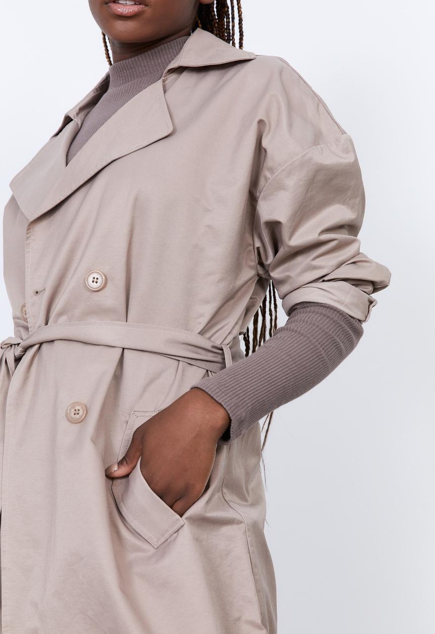 Factorie - Trench coat - brown mushroom