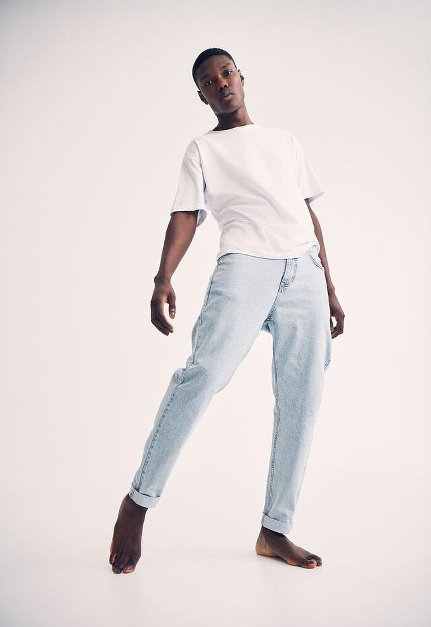 Cotton On - Relaxed tapered jean - roadie blue
