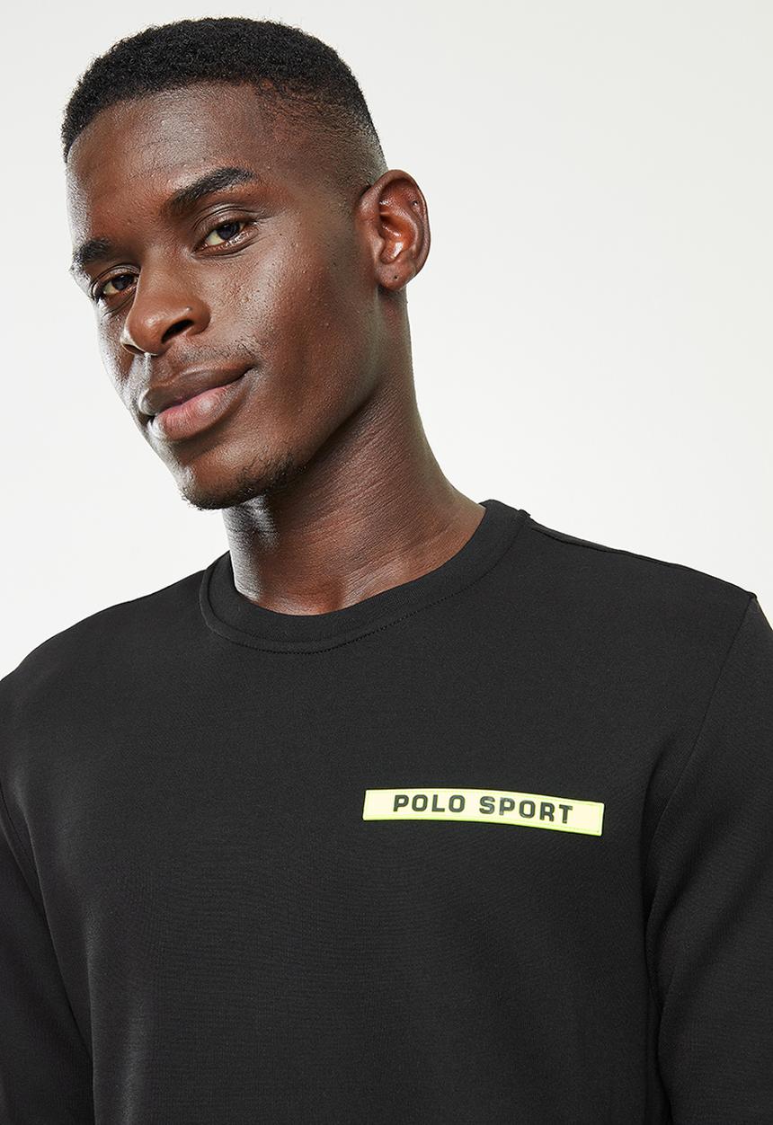 POLO - Sporty Tech Sweatshirt - Black