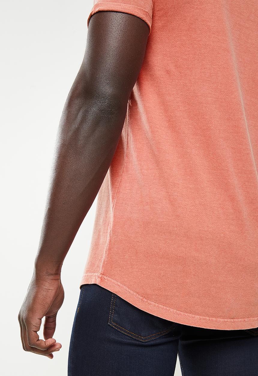 POLO - PJC Overdyed SS Tee - Pink
