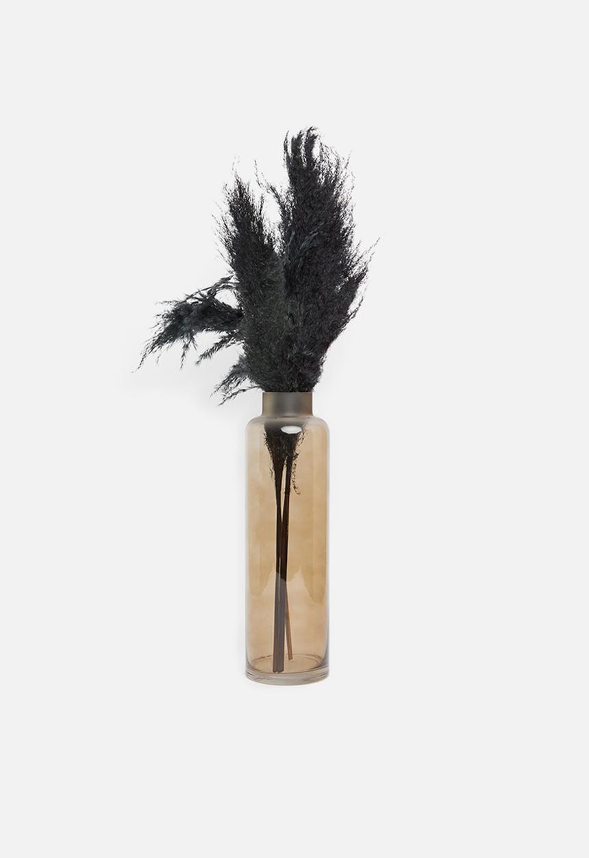 H&S - Pampas flowers - dark grey