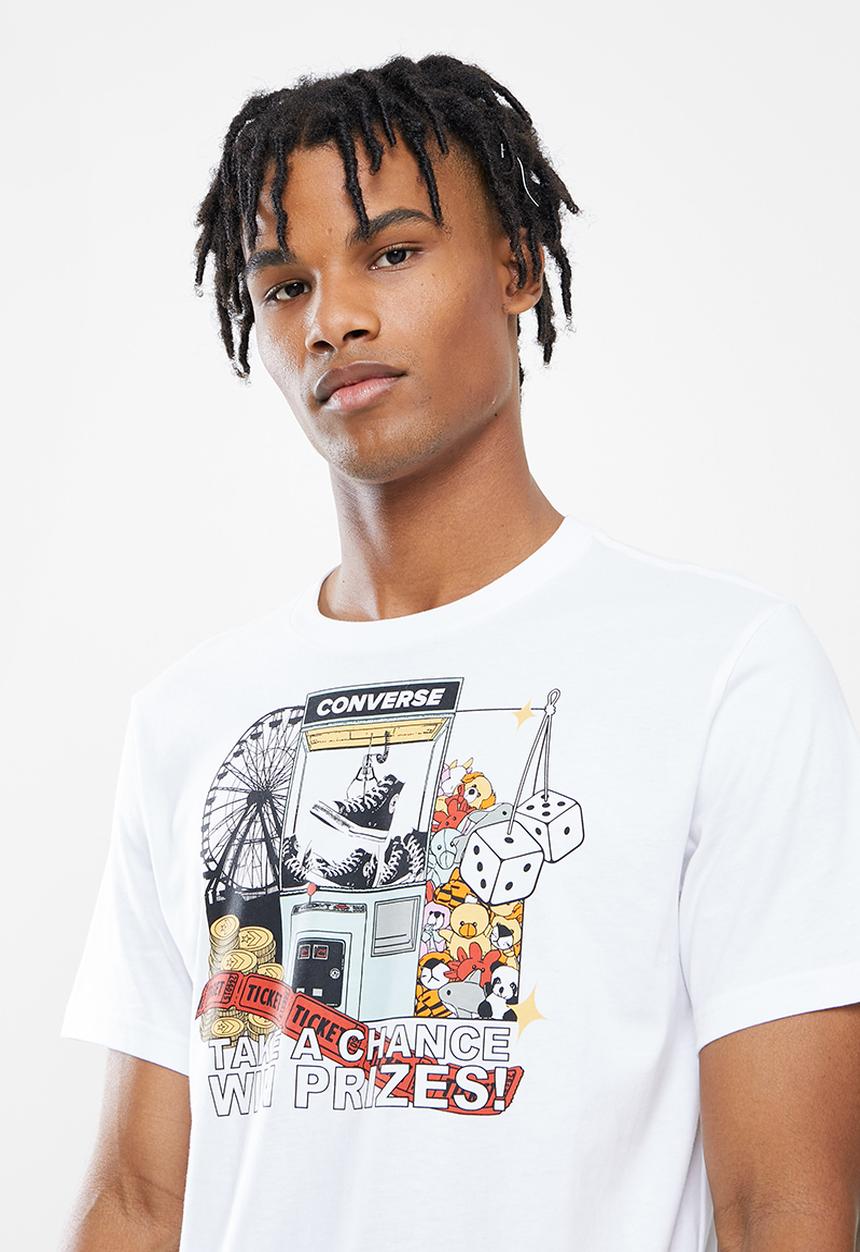 Converse - Claw machine tee - white