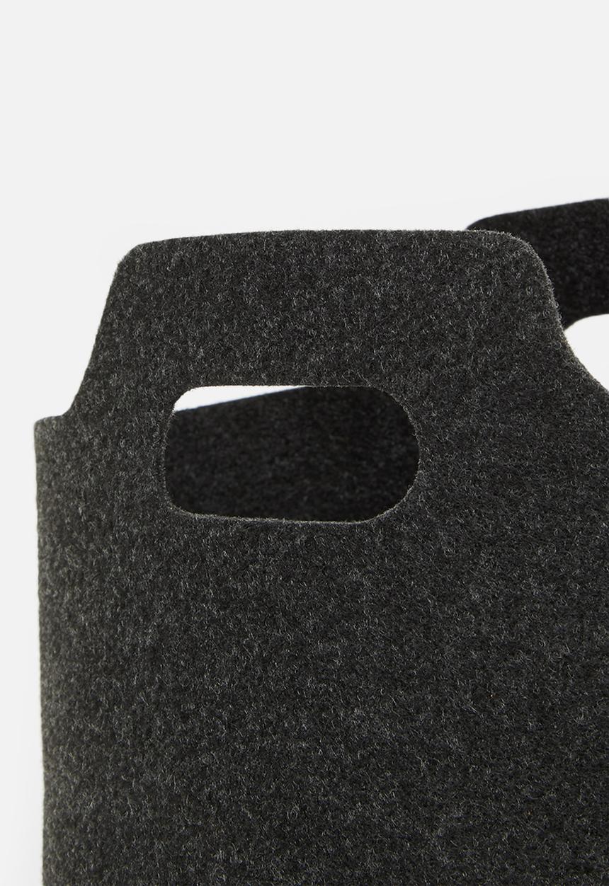 The Joinery - storage basket - charcoal